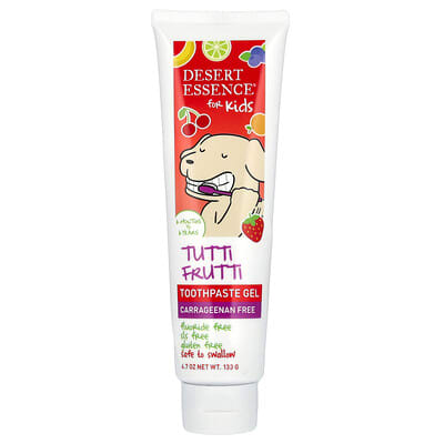 Детская зубная паста-гель, от 6 месяцев до 6 лет, Tutti Frutti, 4.7 oz (133 g)