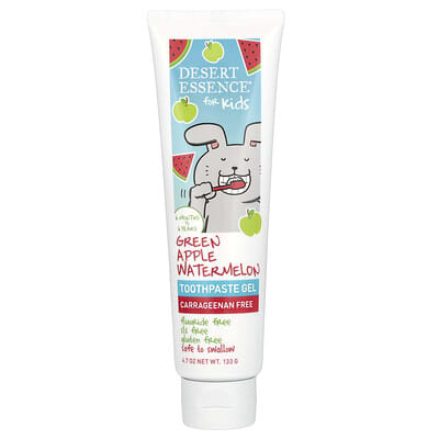 Kids, Toothpaste Gel, 6 Months+, Green Apple Watermelon, 4.7 oz (133 g)