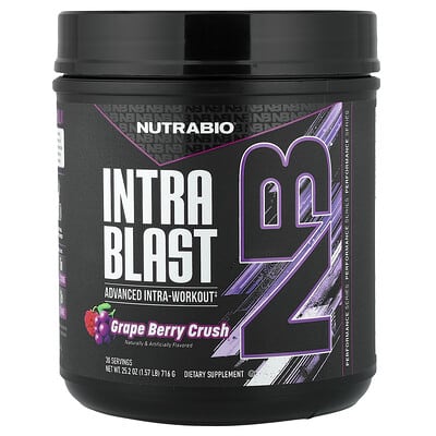 Спортивная добавка Intra Blast, Grape Berry Crush, 1.57 lb (716 g)