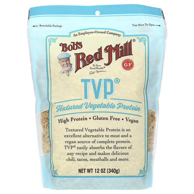 TVP, без глютена, 12 oz (340 g)