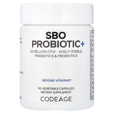 Codeage SBO Probiotic+, 50 Billion CFU, 90 вегетарианских капсул