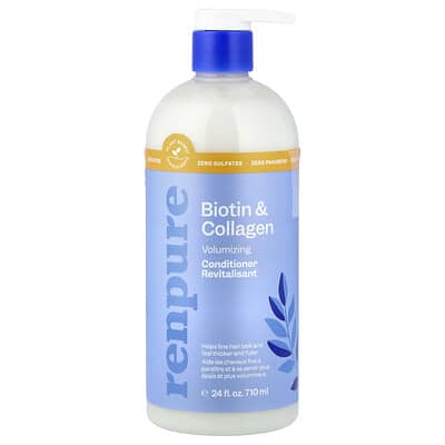Кондиционер для объема, Биотин и Коллаген, 24 fl oz (710 ml)