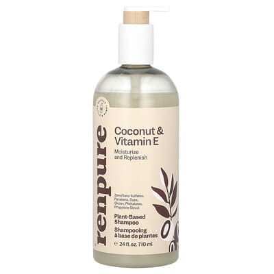 Nourishing Shampoo, Coconut & Vitamin E, 24 fl oz (710 ml)