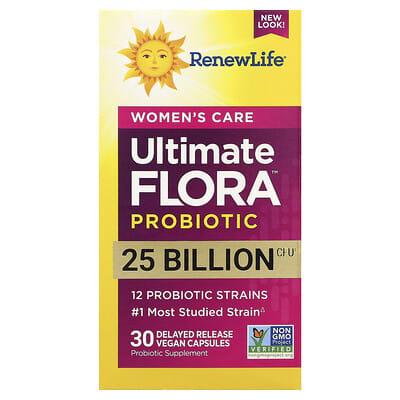 Женский пробиотик Ultimate Flora™ 25 Billion CFU 30 веганских капсул с замедленным высвобождением