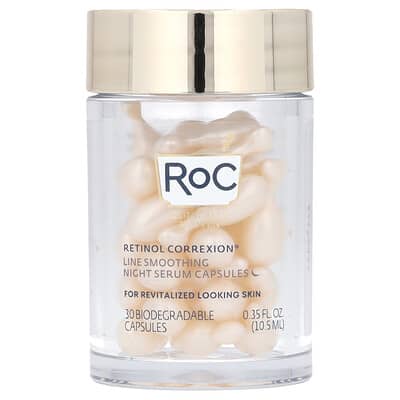Retinol Correxion, ночная сыворотка для разглаживания морщин, 30 биоразлагаемых капсул, 0.35 fl oz (10.5 ml)