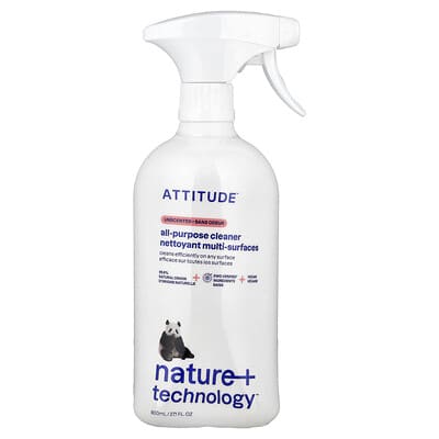 Универсальное чистящее средство ATTITUDE Nature + Technology™, без запаха, 27.1 fl oz (800 ml)