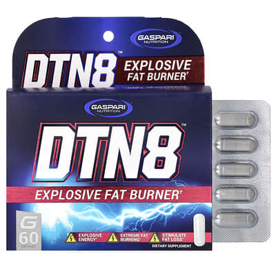 DTN8™, Explosive Fat Burner, 60 Capsules