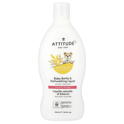 Жидкость для мытья детских бутылочек и посуды, без отдушки, 23.6 fl oz (700 ml)
