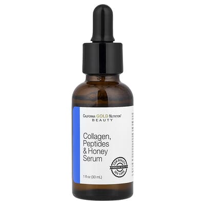 Сыворотка с коллагеном, пептидами и медом, 1 fl oz (30 ml)