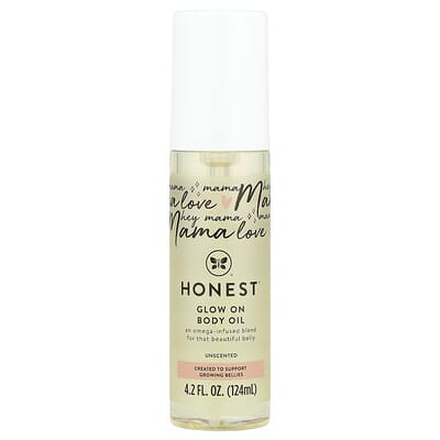 Glow On Body Oil, Unscented, 4.2 fl oz (124 ml)