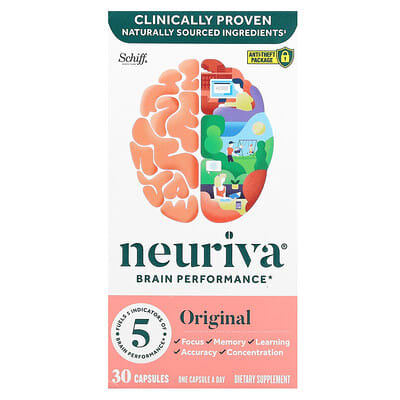 Schiff Neuriva Brain Performance, Original, 30 капсул