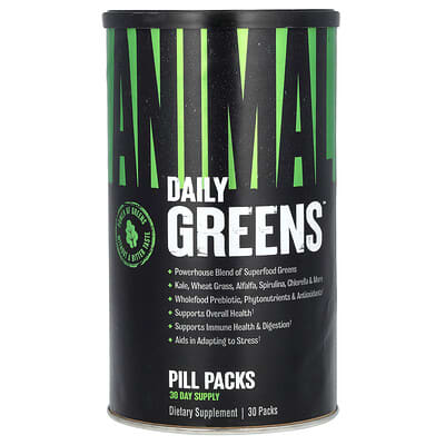 Animal Daily Greens упаковки с пилюлями, 30 шт.