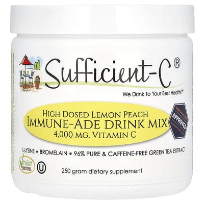 Напиток Immune-Ade Sufficient C Lemon Peach, 250 g