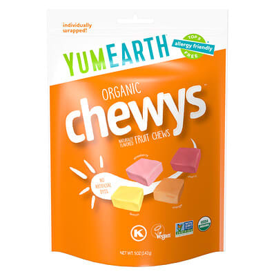 Organic Chewys™, Fruit Chews, 5 oz (142 g)