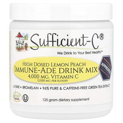Напиток Immune-Ade Sufficient C Lemon Peach, 125 g