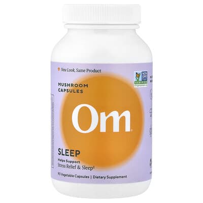 Om Mushrooms Sleep Mushroom Capsules, 90 вегетарианских капсул