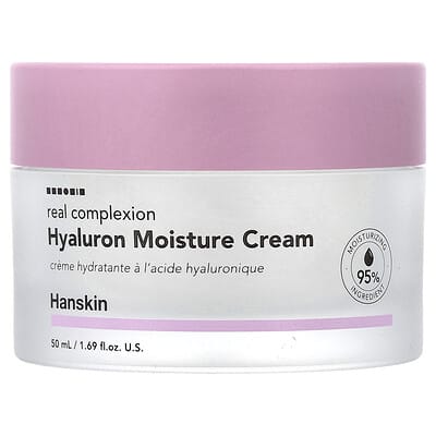 Увлажняющий крем для лица Real Complexion, Hyaluron Moisture Cream, 1.69 fl oz (50 ml)