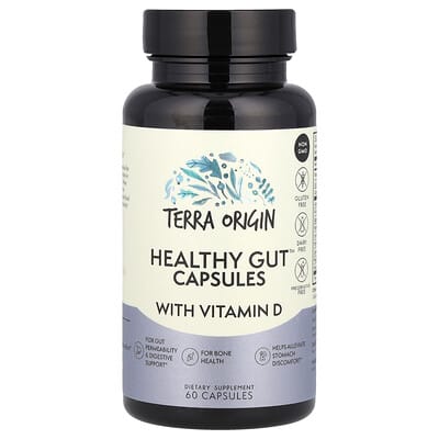 Капсулы Healthy Gut™ с витамином D, 60 капсул