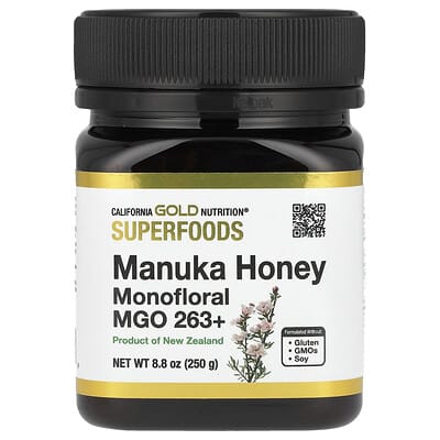Superfoods, Manuka Honey, Monofloral, MGO 263+, 8.8 oz (250 g)