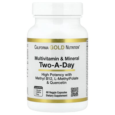 Multivitamin & Mineral, Two-A-Day, 60 Veggie Capsules