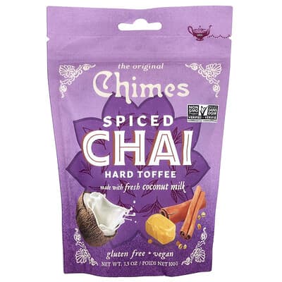Пряный чай Spiced Chai, твердая ириска, 3.5 oz (100 g)