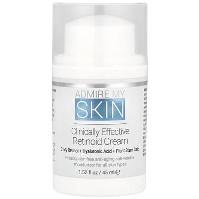 Крем Admire My Skin Clinically Effective Retinoid, For All Skin Types, 1.52 fl oz (45 ml)