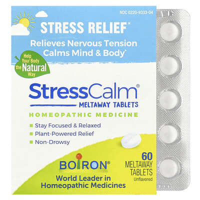StressCalm®, без вкуса, 60 таابلeток для рассасывания