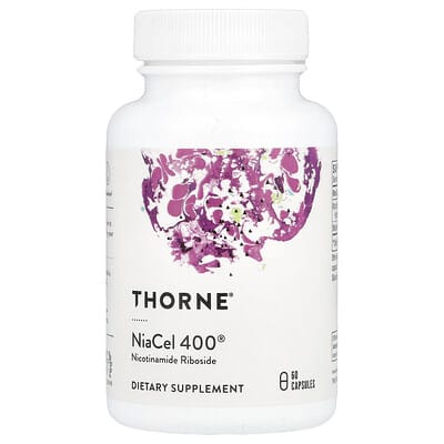 NiaCel 400®, Nicotinamide Riboside, 60 капсул