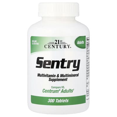 21st Century Sentry, мультивитамины и минералы для взрослых, 300 таблеток