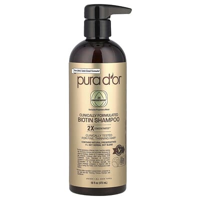 Clinically Formulated Biotin шампунь, All Hair Types, 16 fl oz (473 ml)