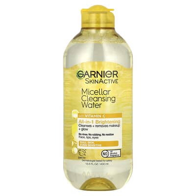 Мицеллярная очищающая вода SkinActive с витамином C, 13.5 fl oz (400 ml)