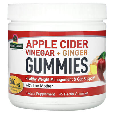 Желе Nature's Answer Apple Cider Vinegar + Ginger Gummies