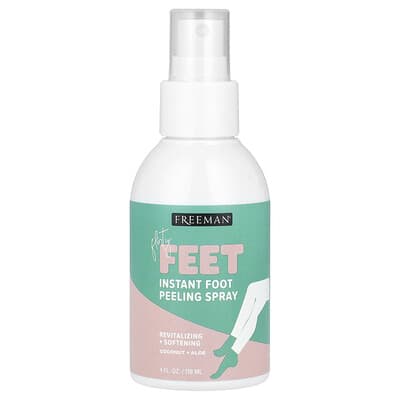 Спрей для мгновенного пилинга стоп Flirty Feet, Кокос + Алоэ, 4 fl oz (118 ml)