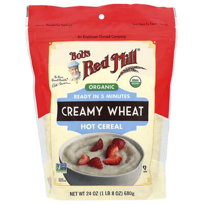 Bob's Red Mill Органическая овсяная каша, 24 oz (680 g)