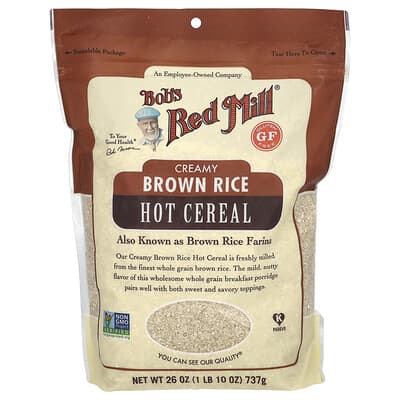 Creamy Brown Rice Hot Cereal, 26 oz (737 g)