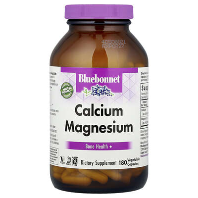 Calcium Magnesium, 180 Vegetable Capsules