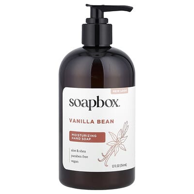 Moisturizing Hand Soap, Vanilla Bean, 12 fl oz (354 ml)