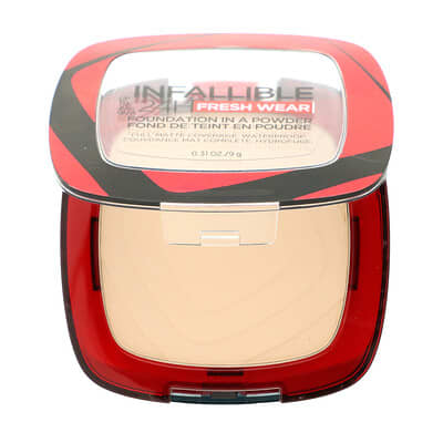 Тональный крем L'Oréal Infallible 24H Fresh Wear, 10 Porcelain, 0.31 oz (9 g)