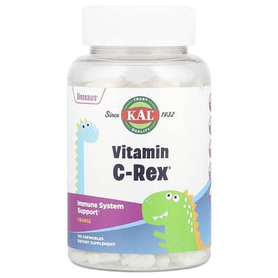 Dinosaurs®, Vitamin C-Rex®, апельсин, 100 mg, 100 жевательных таблеток