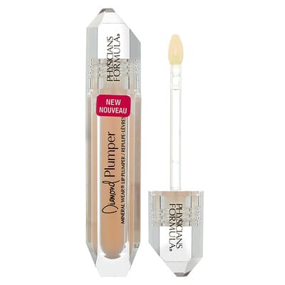 Увлажняющий блеск для губ Diamond Plumper Mineral Wear, 1711772 Light Pink Princess Cut, 0.17 fl oz (5 ml)