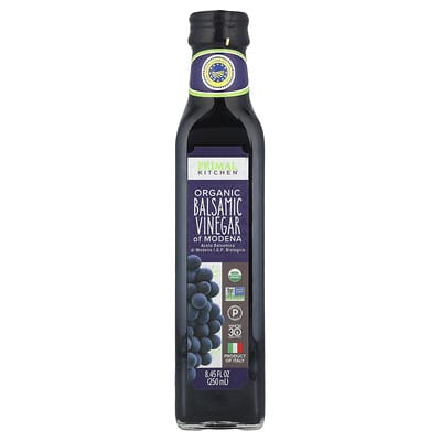 Органический бальзамический уксус из Модены, 8.45 fl oz (250 ml)