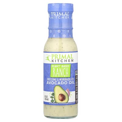 Заправка и маринад на масле авокадо, растительный Ранч, 8 fl oz (236 ml)