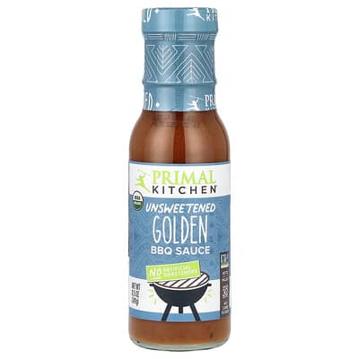 Golden BBQ Sauce, Unsweetened, 8.5 oz (241 g)
