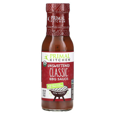 Классический соус BBQ Primal Kitchen, без сахара, 8.5 oz (241 g)