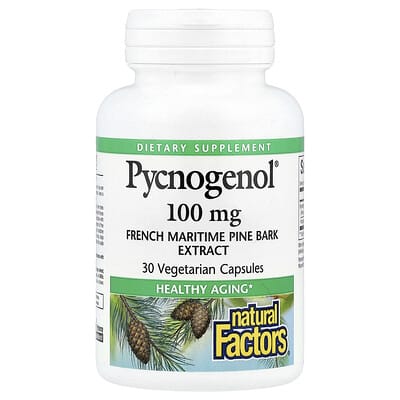 Pycnogenol®, 100 mg, 30 вегетарианских капсул