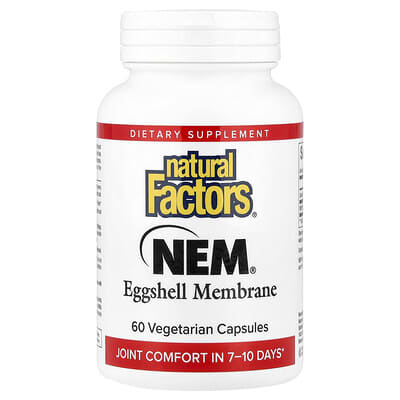 NEM®, мембрана яичной скорлупы, 60 вегетарианских капсул