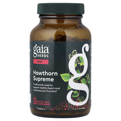 Hawthorn Supreme, 120 жидких фитокапсул (500 mg на капсулу)