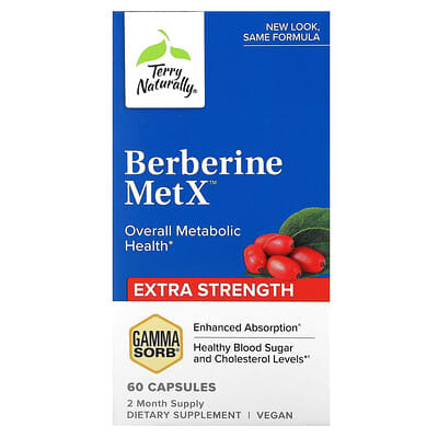 Berberine MetX, 60 капсул (250 mg per Capsule)