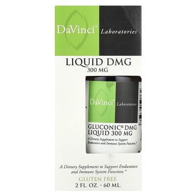 Жидкий Gluconic DMG, 300 mg, 2 fl oz (60 ml)