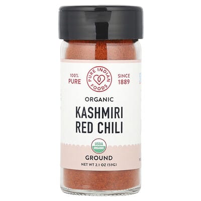 Органический красный чили Kashmiri, молотый, 59 g